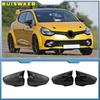 Fledermaus Seitenspiegelabdeckung für Clio 4 IV 2012- Renault Autozubehör RS GT Glänzend Piano Schwarz Tuning Auto Sport Fledermaus Design