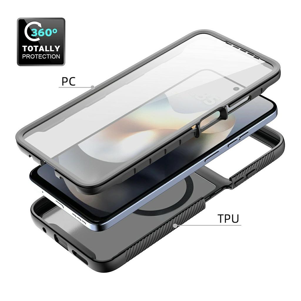 For iPhone Air Magnetic Case Compatible with MagSafe TPU + PC Phone Back Cover
