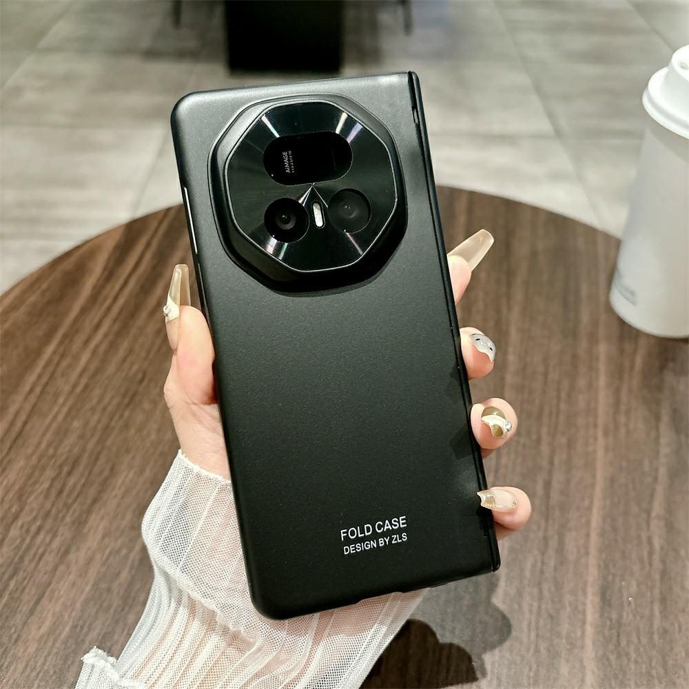 

For Honor Magic V5 5G Case Hard PC Phone Cover with Tempered Glass Screen Protector Green