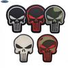 Outdoor Skull Embroidery Patch with Velcro for Backpack or Armband