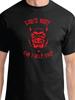 God Is Busy Can I Help You T-shirt Funny Devil Joke Satanic Rock Metal