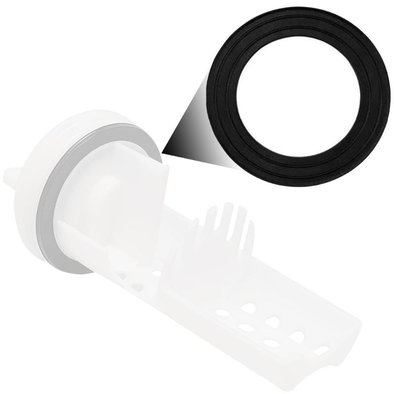 WH11X29539 Washing Machine Drain Pump Sealing Gasket Drainage Pump Outlet Seal Cover Plug Easy to Installation
