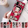 Animation B-Betty Boop Phone Case For Samsung S 24 Fe 25 Ultra Plus 20 Lite 21 30 22 23 24 22 Ultra 5G Fundas