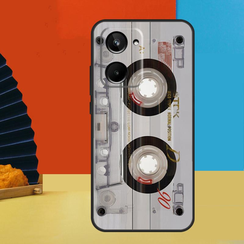 Vintage Cassette tape retro style For Realme GT7 Pro GT6 10 11 12 13 14 15 Pro Plus C55 C67 C63 C61 C53 C31 C65 C71 C75 Case