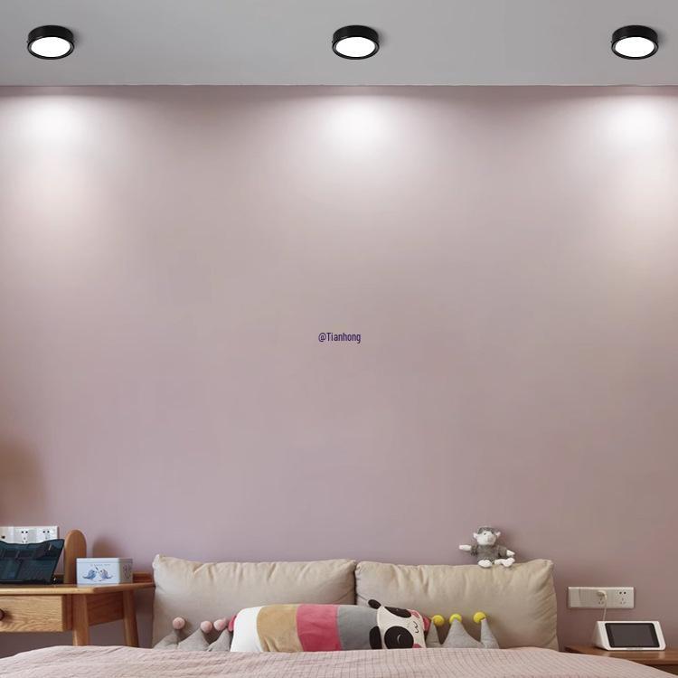Surface Mounted Anti-Glare Round Downlight for Hallway or Foyer