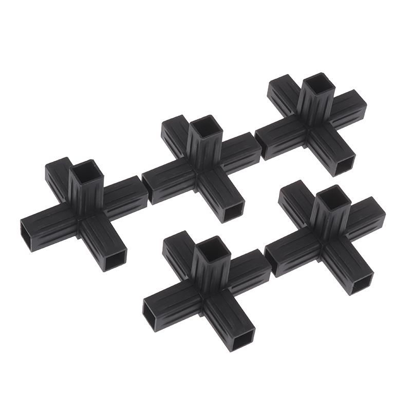 1/5Pcs 20Mm 2/3/4-/5-Way Cross Square Pipe Fittings 20X20Pipe Angle Code Hexagonal Through Plastic Fittings Abs Connector