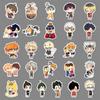 51-Piece Haikyuu!! Chibi Stickers Set: Kageyama, Notebook, Planner, Anime Manga Stationery