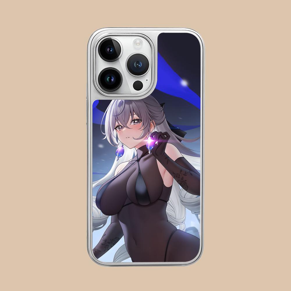 HSR Bronya Versilbertes Handyhülle für iPhone 17 16 15 14 13 12 11 Air Pro Max Plus Bunte Hülle