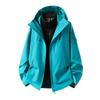 New high-quality couple models, men's and women's outdoor graphene three-in-one detachable jacket, windproof and waterproof for men and women