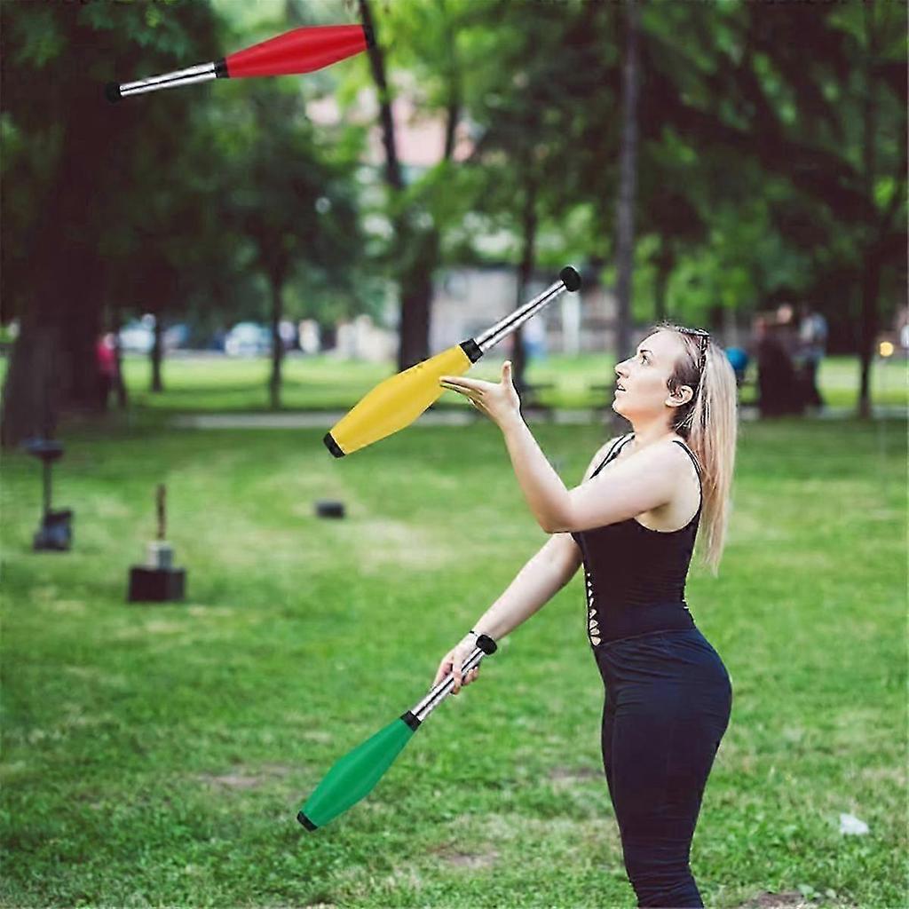 Beginner juggling sticks 3-piece stage performance props