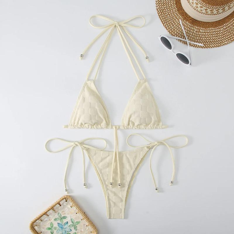 Sexy Triangle Bikini Women's Swimsuit 2026 Swimwear Micro Thong Bikinis Sets Trend Two-piece Bathing Suit for Female Beach Wear