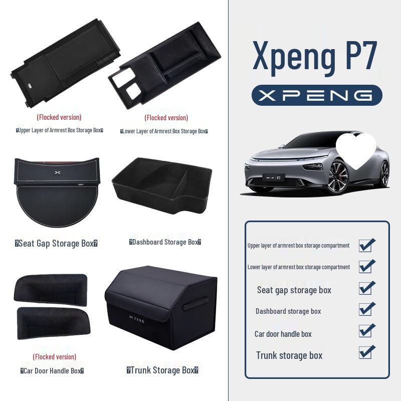 XPeng P7/P7i Armrest Box Storage Organizer for Dashboard