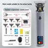 Waterproof Professional Hair Clipper: Quick Charge, Oil Head, Bald Head, Home Hairdressing Trimmer.