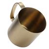 Edelstahl Büro Bierkrug Tragbar Haushalt Outdoor Wasser Kaffeetasse 480mlGold