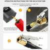 6mm Thread Air Hose Suitable for Most Inflators 100CM Flexible Tube Quick Connection Tire Inflation Accessory for Auto