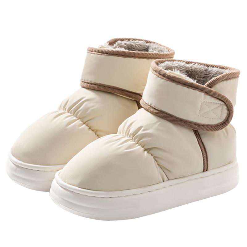 Snow Boots for Women, Winter Outerwear Cotton Shoes for Men, Winter Plush Anti Slip Waterproof Cotton Boots