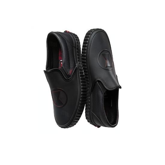 Vans Marvel X Slip-On 'Black Widow' VN0A38F7U7K Men's Shoes New