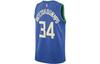 Nike Nba Milwaukee Bucks Giannis Antetokounmpo City Edition 23/24 Swingman Jersey DX8509-407