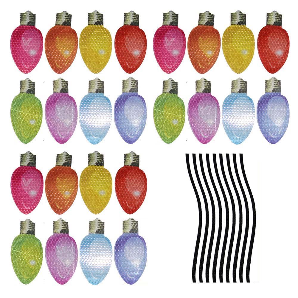 Car Styling Decoration Car Magnetic Reflective Decal Exterior Accessories Christmas PVC Stickers