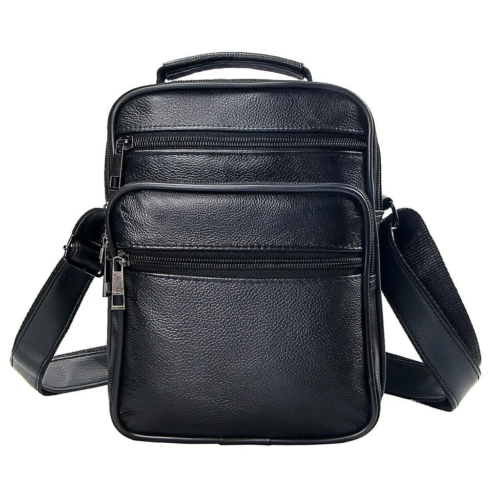 Borsa da Uomo Borse a Mano in Vera Pelle Borse a Spalla in Pelle da Uomo Borse Messenger da Uomo Piccole Borse a Tracolla da Uomo Borsa alla Moda