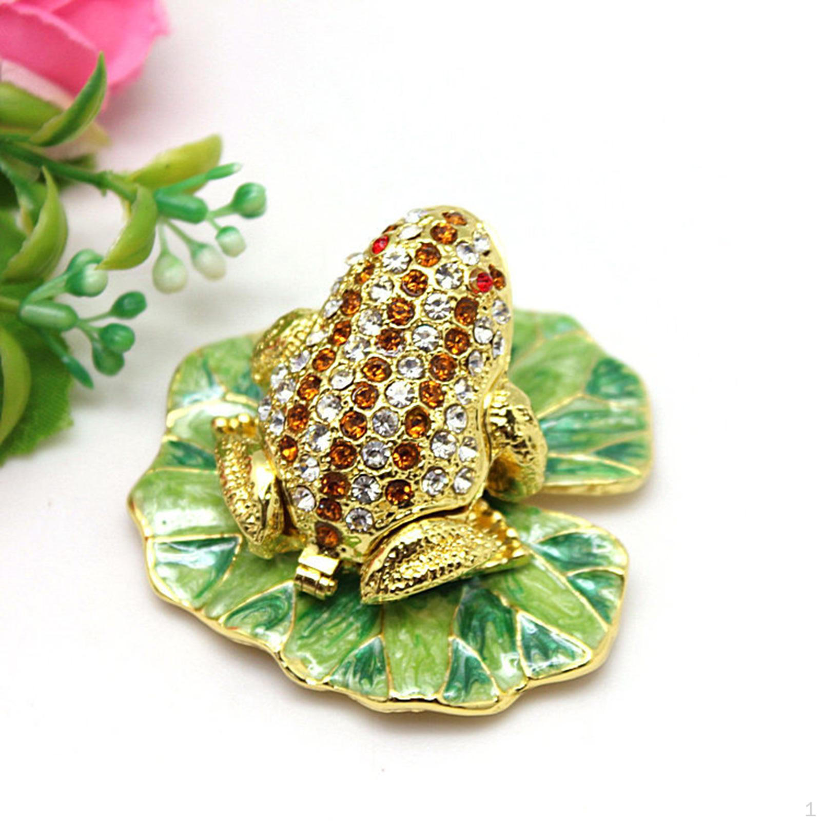 

Шкатулка-лягушка - Уникальное решение для хранения украшений Brwon