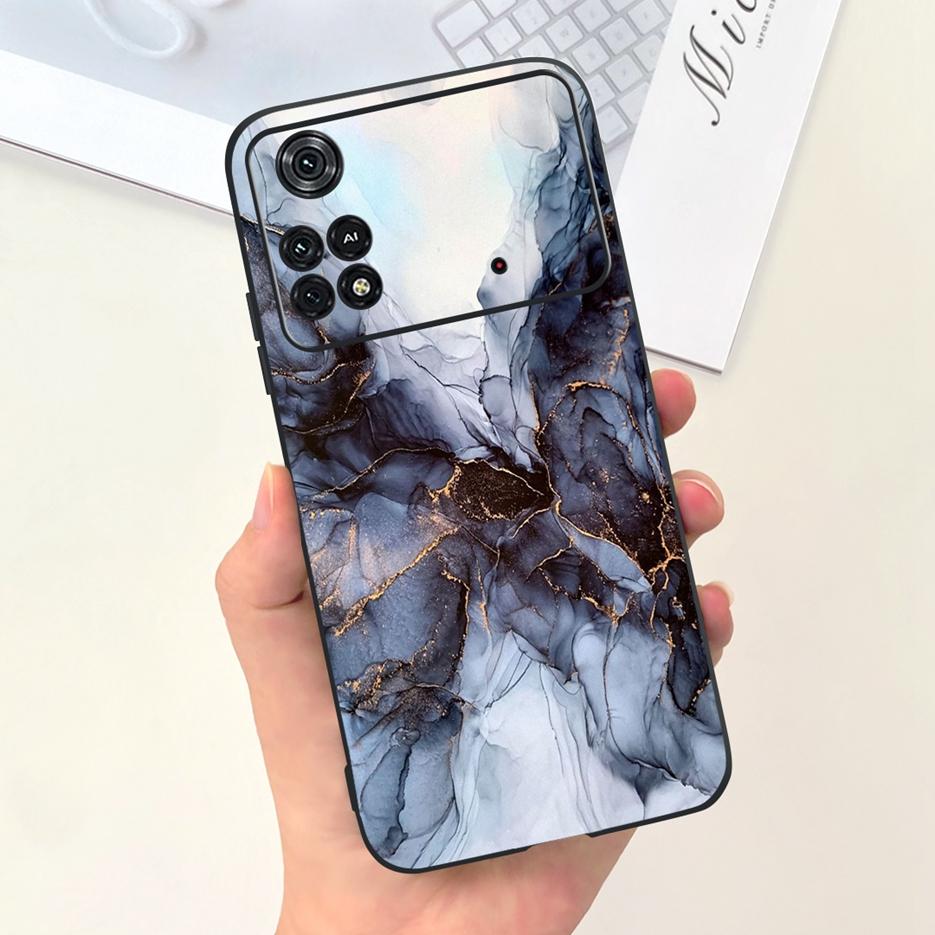 For Xiaomi Poco M4 Pro 4G Case New Fashion Cartoon Cover Soft Silicone Phone Case For Xiaomi Poco M4 Pro PocoM4 5G Fundas Bumper
