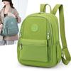 Large Capacity Unisex Nylon Backpack - Solid Color, Casual Outdoor Student Bookbag