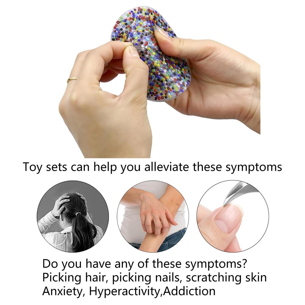 Stressabbau-Spielzeug für Erwachsene, Hautzupf-Pad zur Beruhigung von Angstzuständen, Nervositätslinderung, Dekompressionsspielzeug gegen Angstzustände