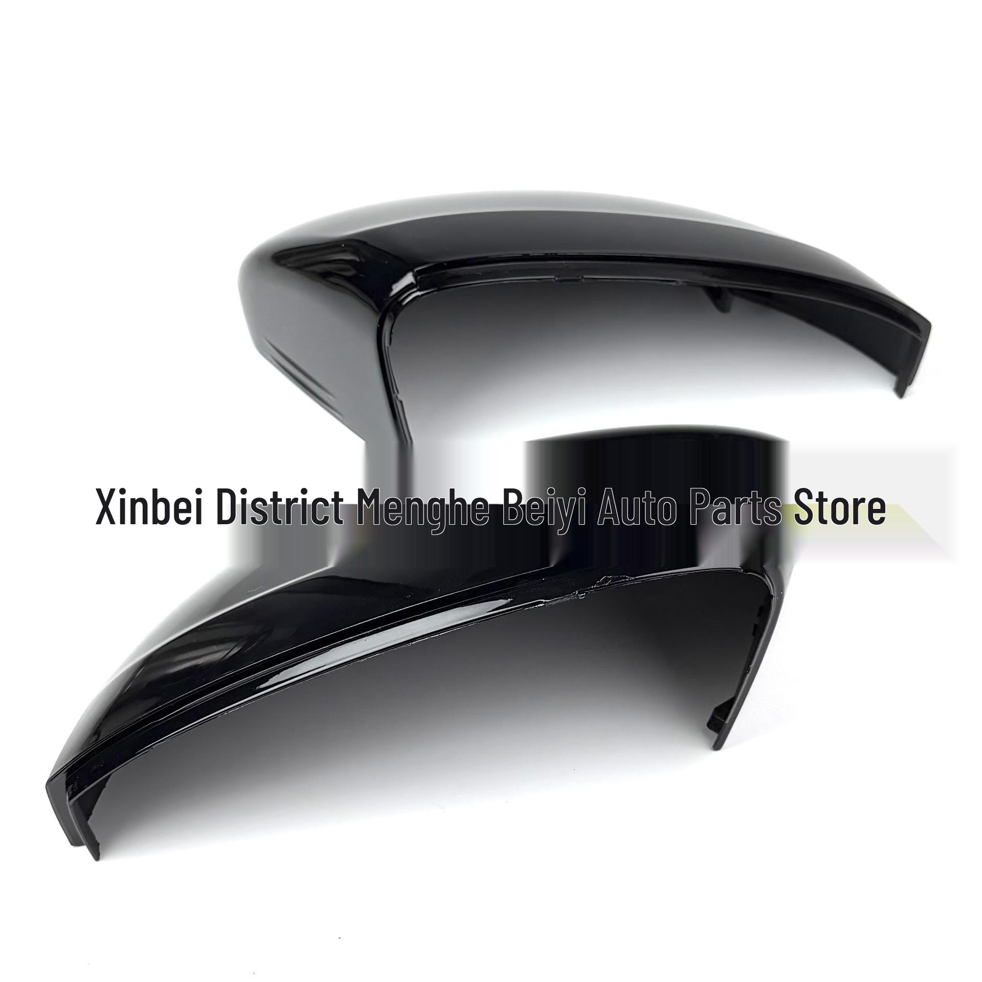 Volkswagen Tiguan L (2017-18) & Tayron (2019) Rearview Mirror Cover Left Side [Black]