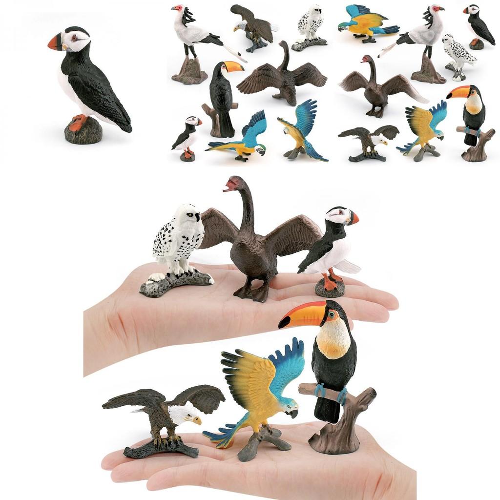 Bird Animal Model Eagle Plastic Statue For Nature Decor Or Educational Use