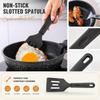 Silicone Cooking Spatula Slotted Turner Kitchen Utensil Heat Resistant Nonstick Safe for Frying Stirring and Flipping Food