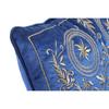 Coussin - DKD Home Decor - Bleu - Polyester Velours - 45x45 Cm - Fermeture Éclair