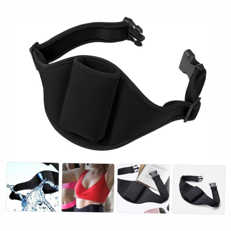 Adjustable Mic Belt Durable Hands-Free Microphone Waist Holder Pouch Secure Fit for Outdoor Speakers Workout Coaches