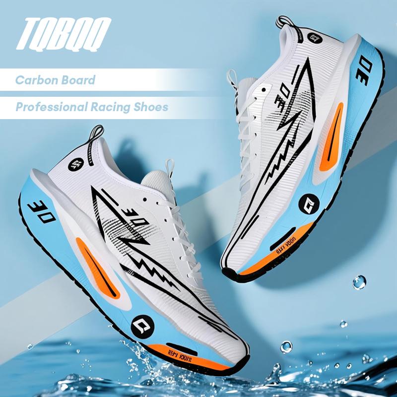 Men Women Carbon Plate Running Shoes Lightweight Breathable 3.0 Mix Racing Marathon Rebound Shock-Absorbing Training Sneakers