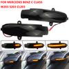 2PCS Dynamic Indicator Blinker Sequential For Mercedes Benz C W203 T-Modell S203 2000-2007 Turn Signal LED Side Mirror Light