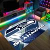 Seattle Seahawks Design Crystal Velvet Carpet Cozy Non?Slip Printed Rug For Bedroom Living Room Entrance