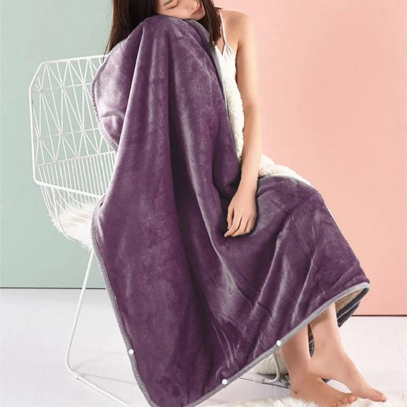 Winter Shawl Blanket Flannel Blanket Lamb Fleece Blanket Double Thick Coral Fleece Office Nap Blanket Small Blanket