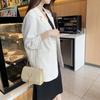 Women's bag summer new embroidered bag chain crossbody small square bag fringed pearl shoulder bag one piece