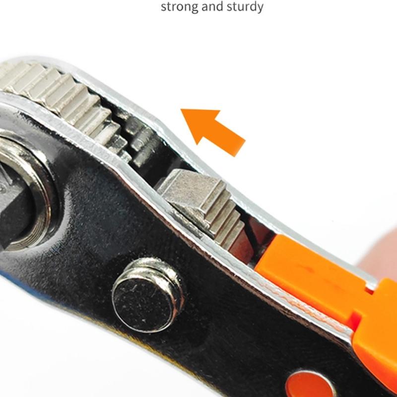 Compact 36 Tooth Ratchet Screwdriver Set with Magnetic Tip Ideal for Home DIY and Professional Repair Tasks