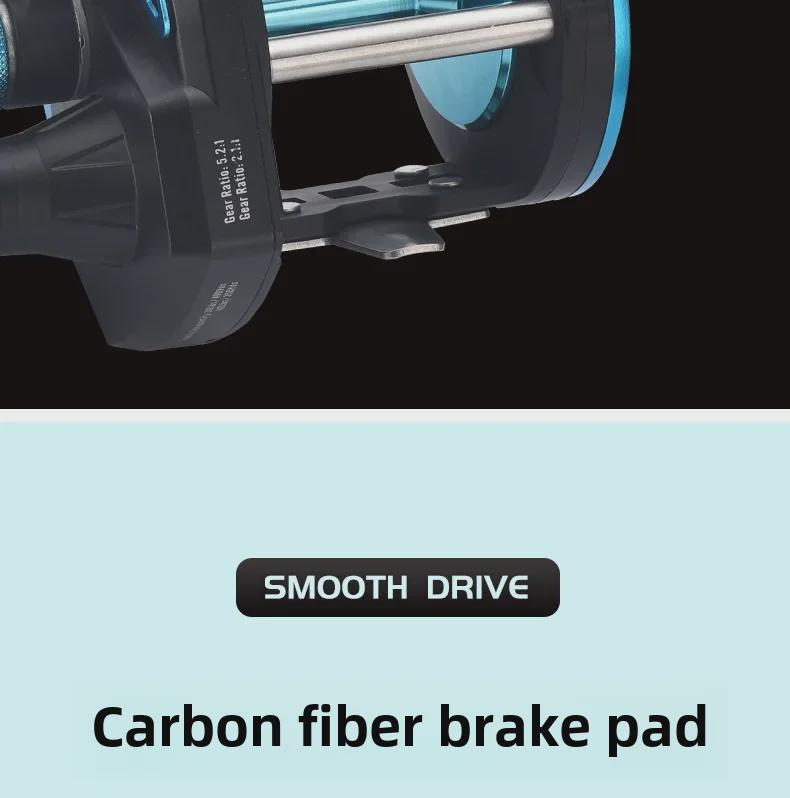 Kemalong Double Speed Metal Sea Fishing Reel - Anti-Seawater Drum Wheel