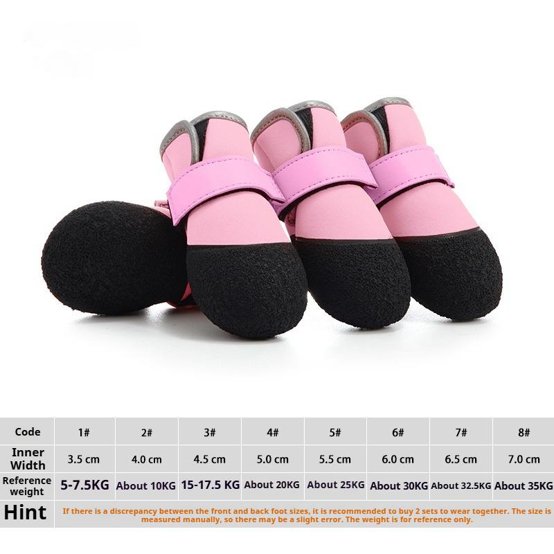 Outdoor Walk Dogs Shoes Waterproof Small Medium Large Dogs Shoes Durable Breathable Labrador Running Walking Pets Supplies