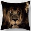 Animal World Tiger Lion Print Pattern Pillowcase Living Room Sofa Cushion Cover Bedroom Bedside Home Decoration 45x45cm