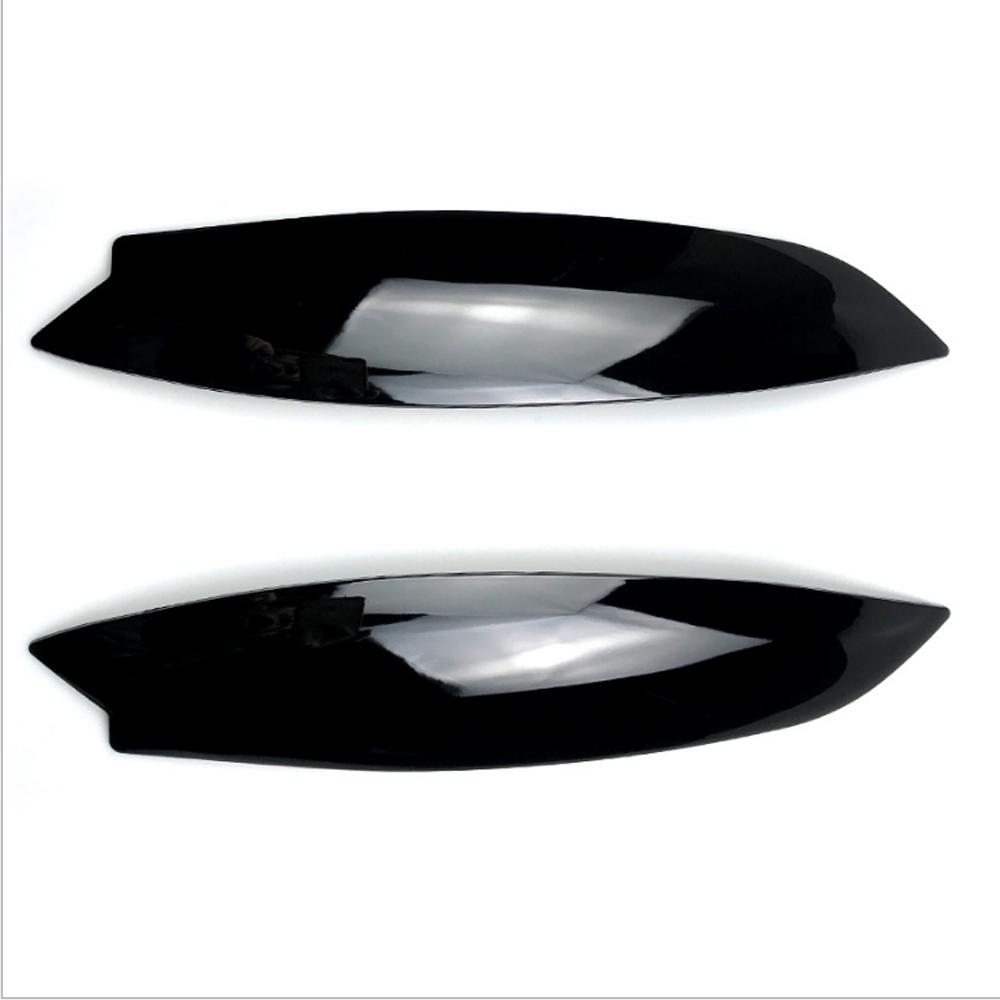 

Gloss Black Headlights Modified Light Eyebrow Front Light Eeyebrow Trim Strip For VW Golf 5 GTI 2005 2006 2007 gloss black