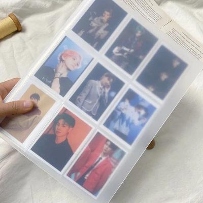 9 Taschenseiten Kpop Ordner Fotokartenhalter Große Kapazität Fotoalben Spielkarten Sammelbuch Karten Sammeln Fotoalben