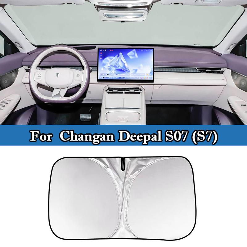 For Changan Deepal S07 SL03 G318 Car Windshield Sunshade Cover Foldable Front Window Sun Visor Blocks UV Refletive Protect Cover
