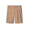 X JW Anderson Solid Pleated Cotton Shorts Men Shorts Beige 440286-34