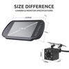 KTYDKP 7 Inch Car Rear View Camera with Mirror Monitor for Vehicle Parking Rervesing Camera with 7" TFT LCD HD Screen Universal