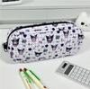 Korean Style Solid Color Cute Square Pencil Case - Large Capacity for Students