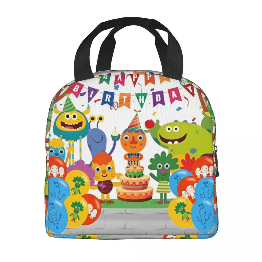 Noodle & Pals Mikrosuper Einfache Thermoisolierte Lunchtasche für Reisen Tragbare Lebensmitteltasche Männer Frauen Kühlbox Thermoisolierte Lunchboxen