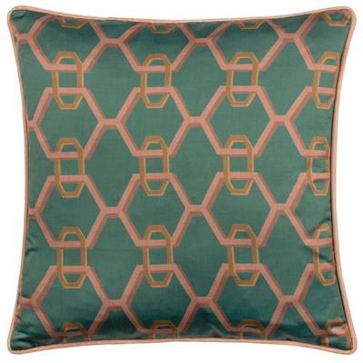 Carnaby Satin Chain Geometric Cushion Cover